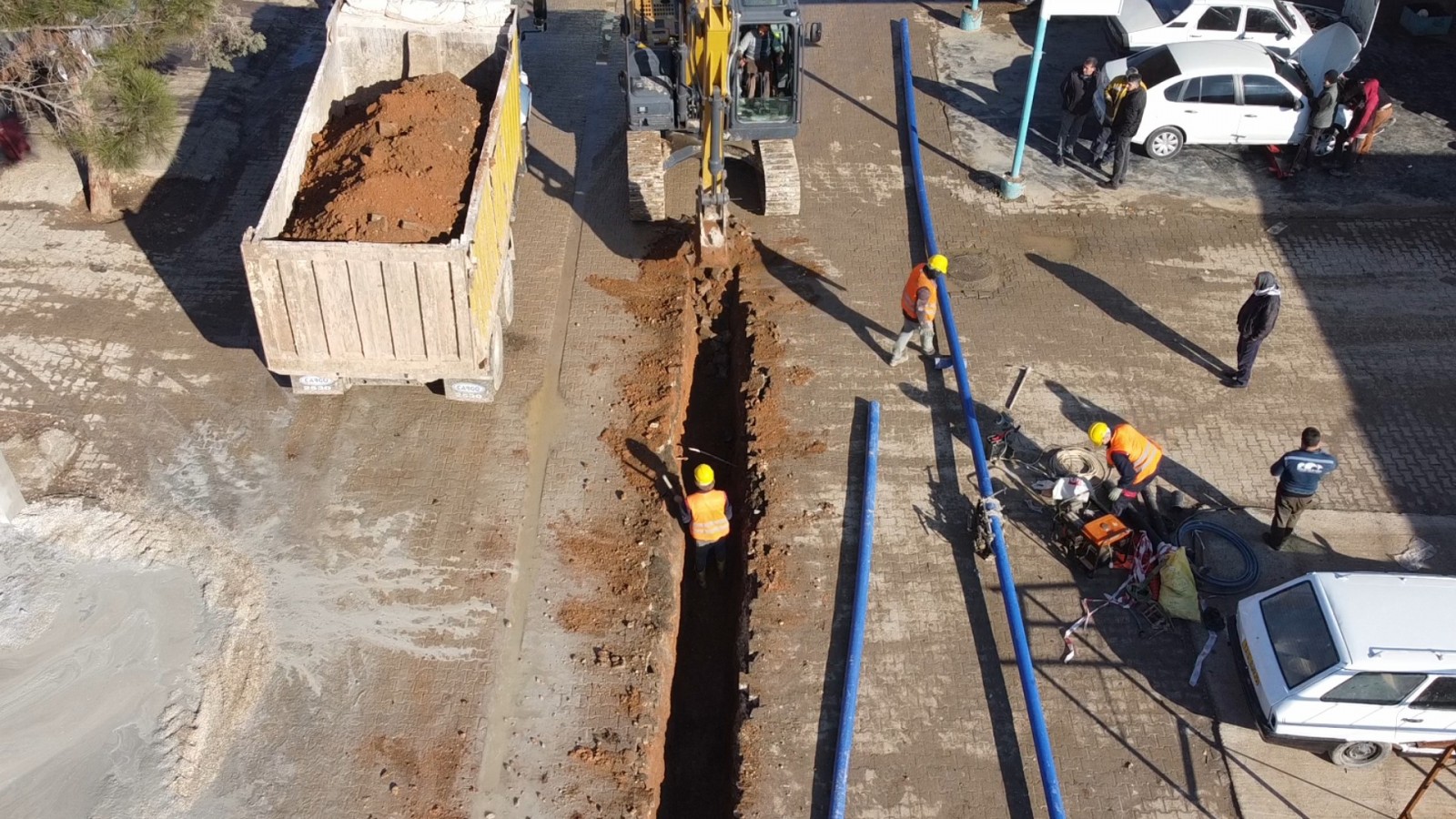 Suruç’ta içme suyu hattının tamamı yenileniyor