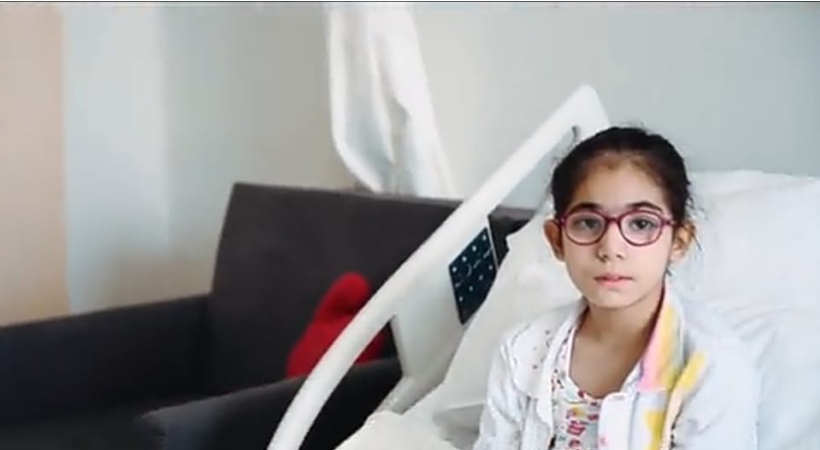 Depremde göçük altında kalan Urfalı minik Zeynep yürümeye ve konuşmaya başladı