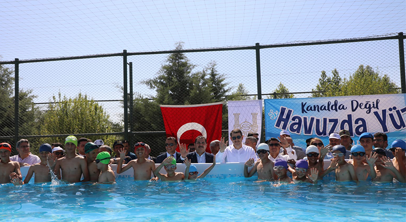 Şanlıurfa Valiliği 5 adet portatif havuz yaptı