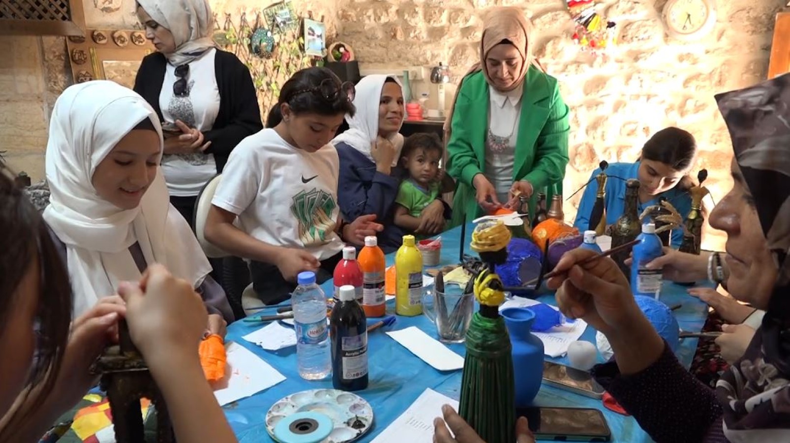 Sanat Sokağı’ndaki kurslara ilgi yoğun