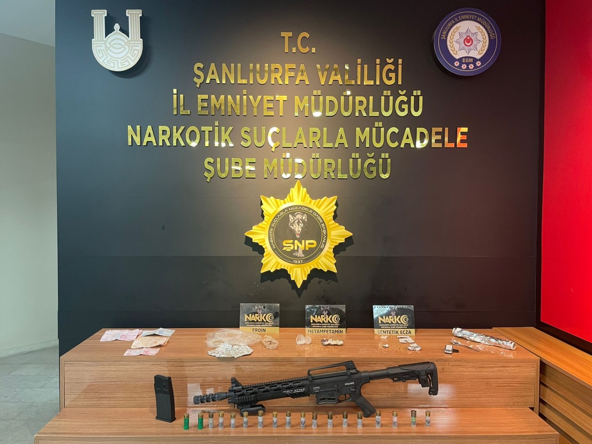 Şanlıurfa’da uyuşturucu operasyonu!;