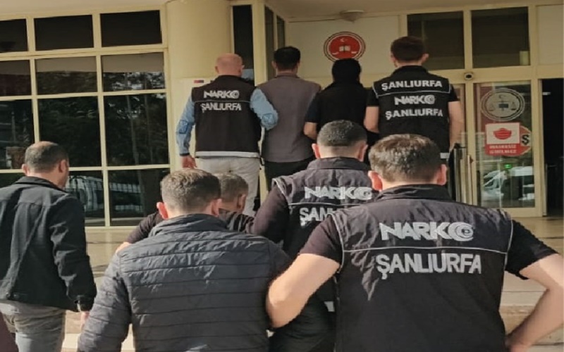Şanlıurfa'da uyuşturucu operasyonu, 8 tutuklama;